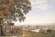 Johann Jakob Biedermann Seen City of Zurich oil painting